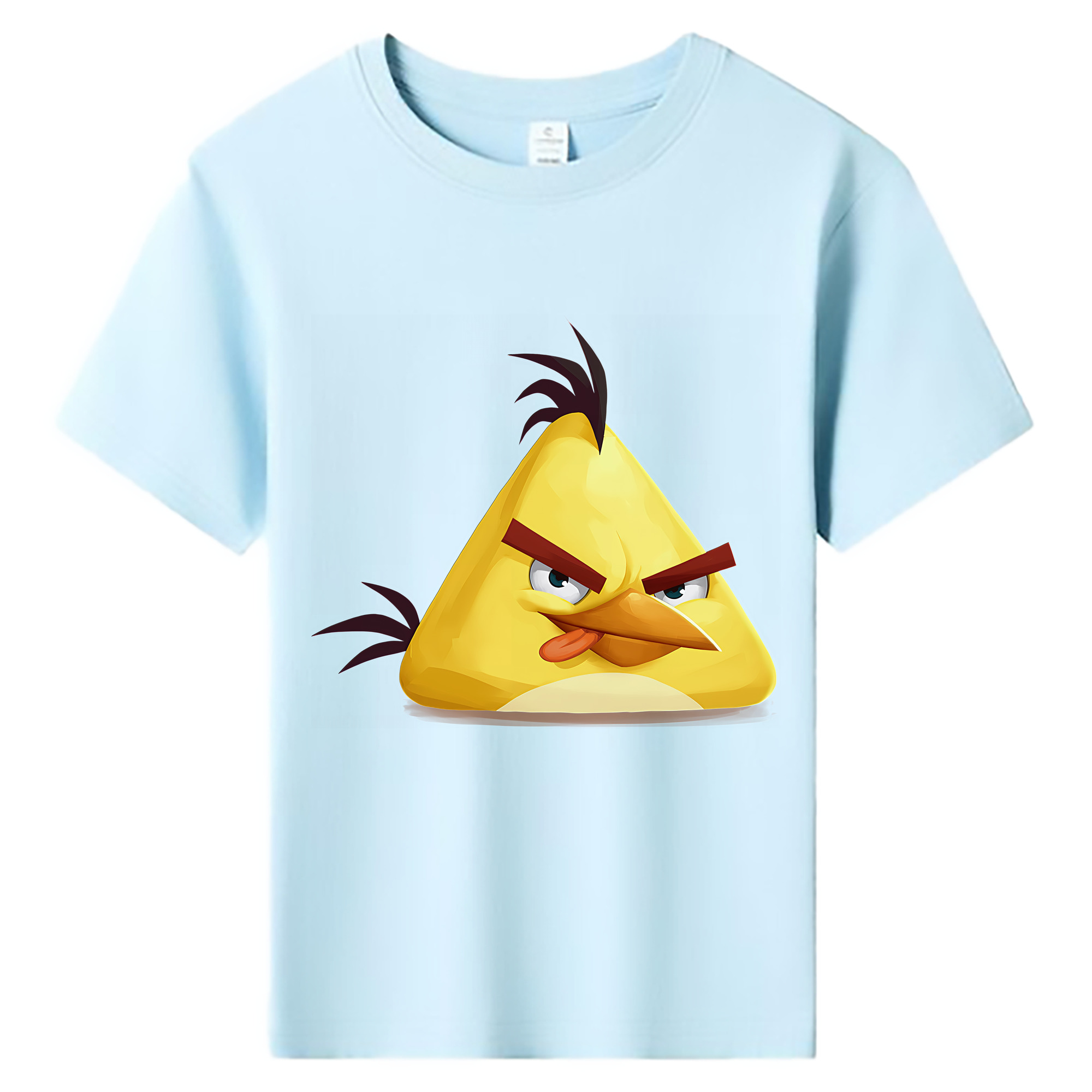 （画像用） Angry Birds アングリーバード 綿100％キッズTシャツ（フロントプリント）